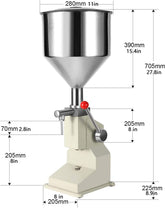 Professional Liquid / Cream Filling Machine 5-50ml